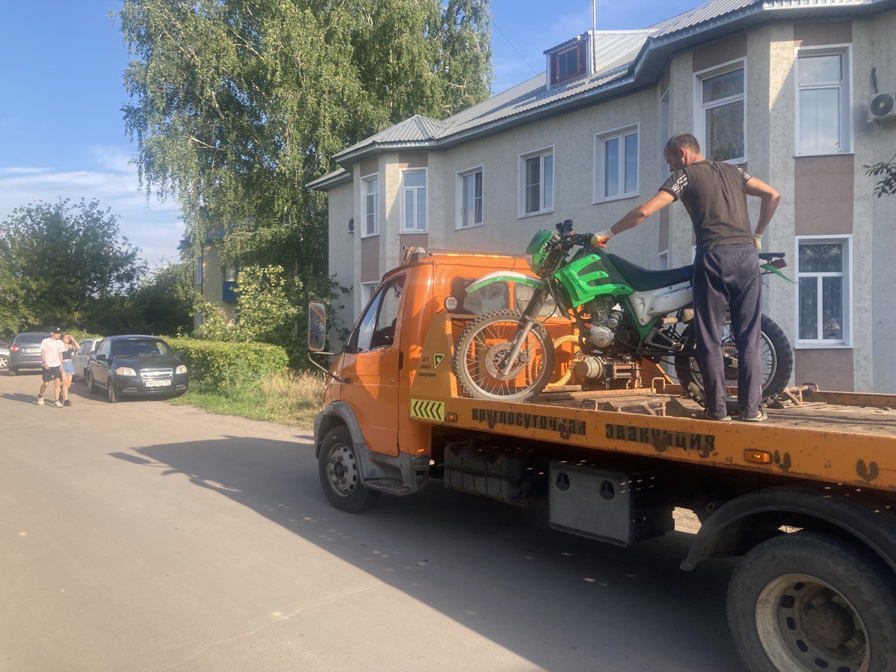 Выявили правонарушения среди мотоциклистов..